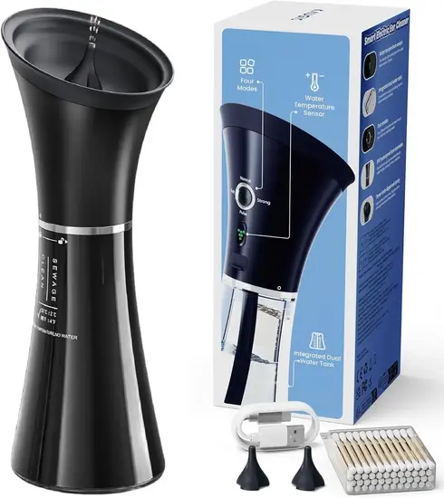 KAUGIC Upgraded Ear Wax Removal with One-Piece Waste Tank