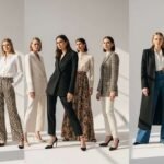 Types of Fashion Styles Female for Effortless Elegance Modern fashion styles female showcase in a bright, elegant studio