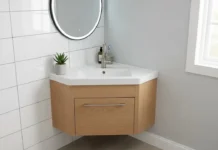 Small Corner Vanity Sink: Maximizing Space With Style and Function Small Corner Vanity Sink Maximizing Space With Style and Function