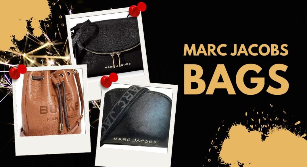 high-fashion lifestyle image of a chic Marc Jacobs Bags