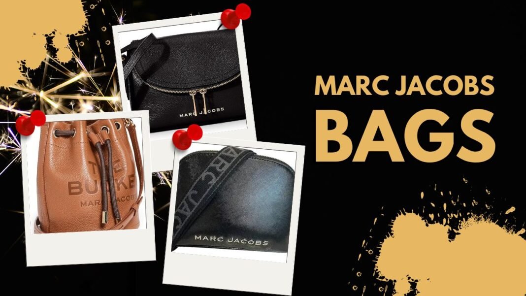 high-fashion lifestyle image of a chic Marc Jacobs Bags