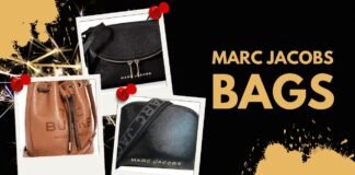 high-fashion lifestyle image of a chic Marc Jacobs Bags