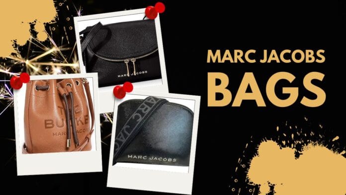 high-fashion lifestyle image of a chic Marc Jacobs Bags