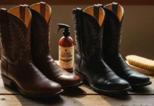 Leather Cowboy Boots Guide: Styles, Care & Top Picks premium leather cowboy boots in black and brown