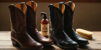 Leather Cowboy Boots Guide: Styles, Care & Top Picks premium leather cowboy boots in black and brown