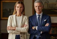 woman and man wearing timeless old money outfits
