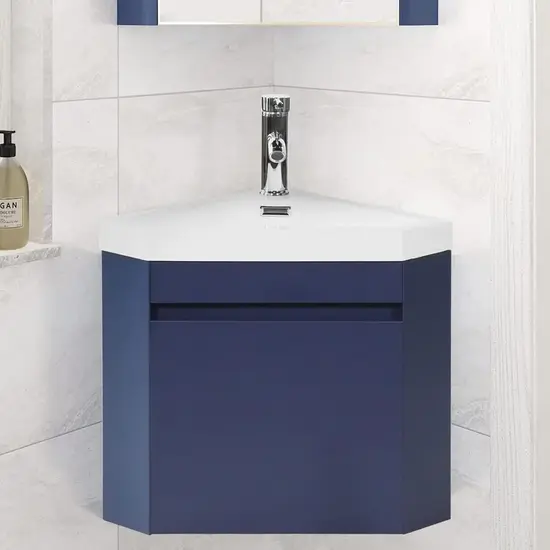 Corner Bathroom Vanity Sink Combo for Small Space