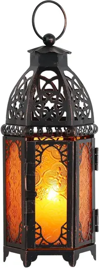 DECORKEY Moroccan Style Hanging Lanterns