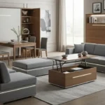 Smart Multi-Functional Furniture That Maximizes Space Luxurious modern living room featuring multi-functional furniture
