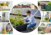 Modern eco-friendly lifestyle changes