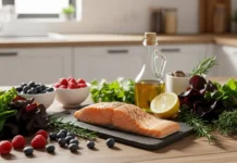 healthy kitchen scene Feauturing Natural Mounjaro Recipe for Weight Loss