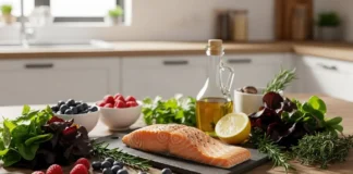 healthy kitchen scene Feauturing Natural Mounjaro Recipe for Weight Loss