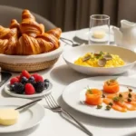 A beautifully styled table featuring Luxury Breakfast Recipes