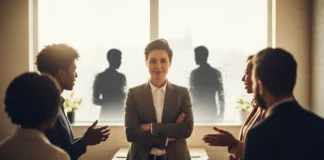 Confident individual standing comfortably in a social setting, symbolizing overcoming Social Imposter Syndrome and building authentic social confidence