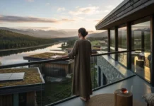 Eco-Conscious Travel Options for Affluent Travelers Eco-conscious travel options with luxury sustainable accommodation in a natural destination