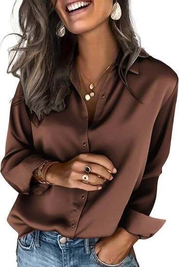 Satin Blouses for Women