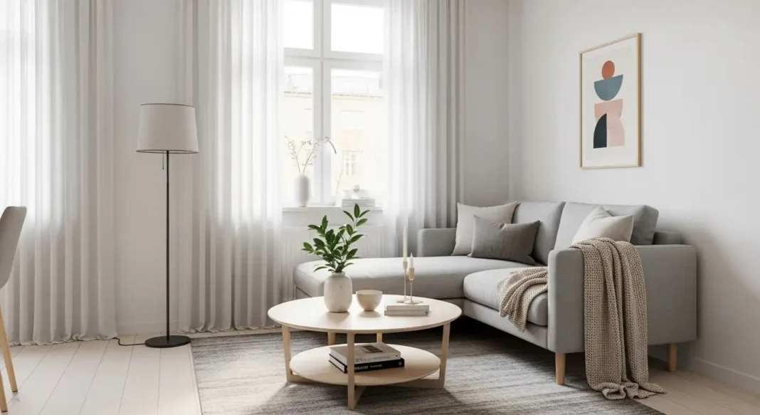 small corner couches for compact modern living room with minimalist décor