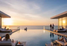 Luxury holiday packages showcasing a premium oceanfront resort experience