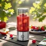 modern portable fresh juice blender.