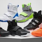 Best basketball shoes for ankle support on a basketball court showing high-top design and stability features