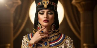 Cleopatra costume ideas featuring DIY, mid-range, and luxury Egyptian queen outfits with gold accessories and bold makeup