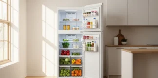 Best top freezer refrigerators in a modern kitchen