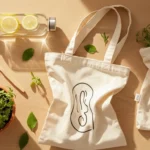 Sustainable Living Practices: 10 Easy Tips to Start Eco-friendly everyday items including reusable bags, bamboo toothbrush, and glass bottles representing sustainable living practices