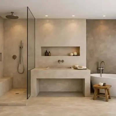 Tadelakt Plaster: 9 Stunning Ideas, Cost & DIY Guide 3 Tadelakt Plaster for Bathroom