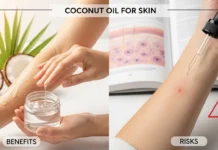 coconut oil for skin hydration natural skincare glowing skin