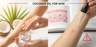 coconut oil for skin hydration natural skincare glowing skin