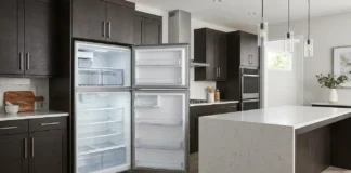 Best top freezer fridge in a modern kitchen with spacious freezer and refrigerator storage