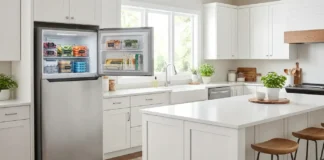 Best top mount fridge in a modern kitchen – top freezer refrigerator guide 2026