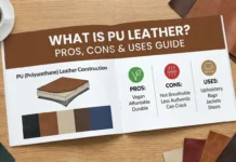 What Is PU Leather? Pros, Cons & Uses Guide Close-up view of PU leather texture on a modern office chair showing synthetic leather surface detail and grain pattern