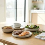 Dr Diaa Alawady diet meal with balanced healthy foods