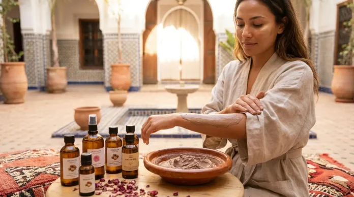 himayat al jild, Moroccan skincare, argan oil benefits, rhassoul clay, skin protection routine