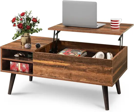 WLIVE Coffee Table with Lifting Top