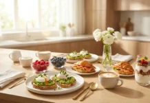 Easy But Fancy Breakfast Ideas for Elegant Mornings table featuring Easy But Fancy Breakfast