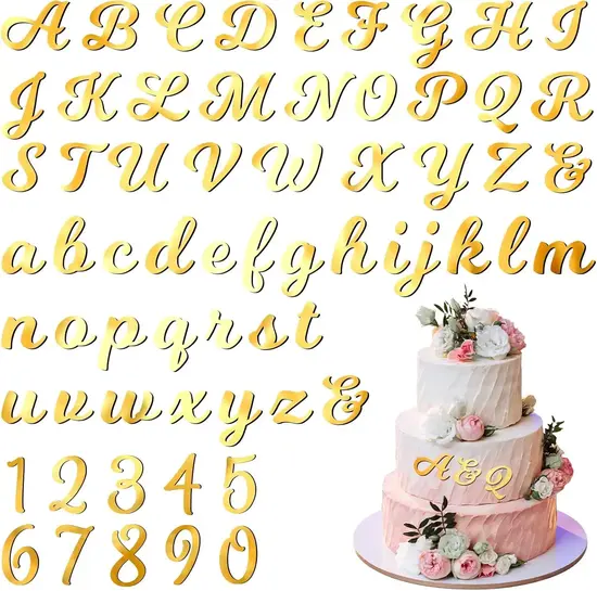 Minimalist Modern Truffle Birthday Cake Ideas 1 Acrylic name topper for minimalist modern truffle birthday cake