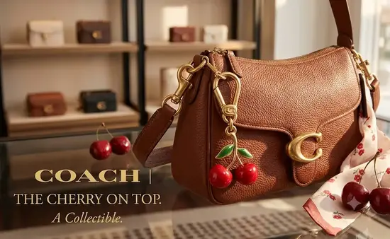 Best Bag Charms Under $100: Top Affordable Picks 1 COACH Collectible Cherry Charm Gold One Size