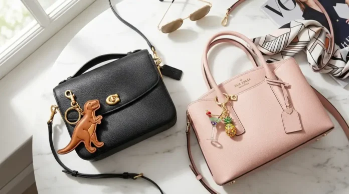 Compare Coach vs Kate Spade bag charms for style, quality, durability, price, and value to find the perfect designer accessory for your handbag.