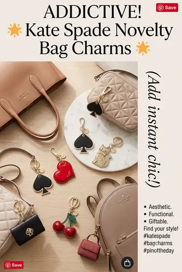 Best Bag Charms Under $100: Top Affordable Picks 2 Kate Spade Novelty Bag Charms