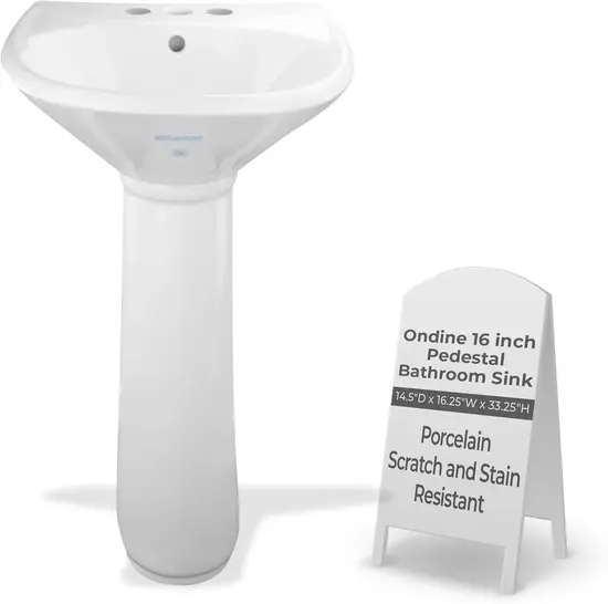 Small Bathroom Pedestal Sink
