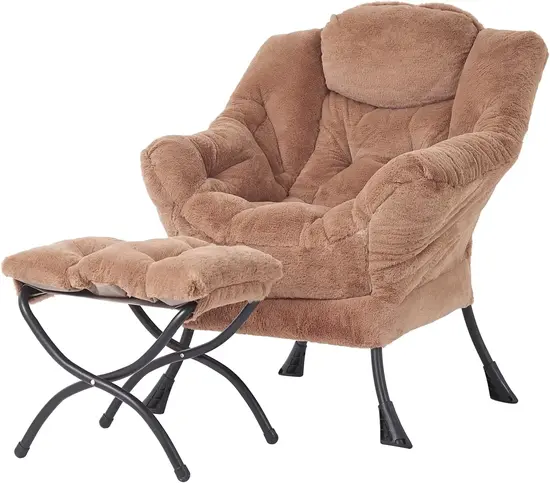 Lounge Chair Guide: Best Styles, Types & Buying Tips 2 Tiita Modern Large Accent Lounge Chair with Ottoman