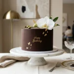 Minimalist Modern Truffle Birthday Cake Ideas minimalist modern truffle birthday cake