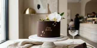 Minimalist Modern Truffle Birthday Cake Ideas minimalist modern truffle birthday cake