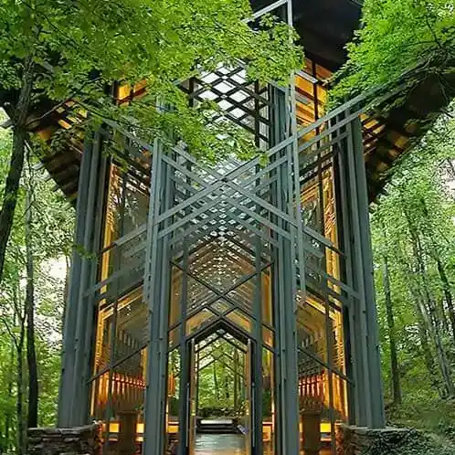 Blue Spring Heritage Center near Eureka Springs, Arkansas with gardens and clear spring water