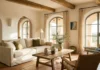 mediterranean style home interior designs Mediterranean style home interior designs with warm neutral colors, terracotta, natural wood, and elegant rustic decor