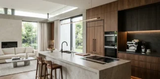 Sleek Home Tech and Culinary Appliances Guide Sleek home tech and culinary appliances in a modern luxury kitchen