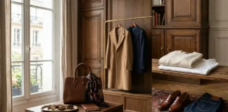 Timeless Fashion and Heritage Style: The Art of Dressing Well Timeless fashion and heritage style wardrobe with classic luxury clothing and leather accessories