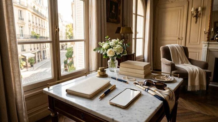 Old money Instagram bios displayed in an elegant luxury lifestyle setting